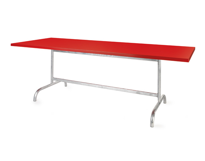 Tisch Säntis 240x80fvz rot