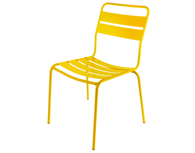 Sessel Glarus Metall ohne Farbe: gelb
