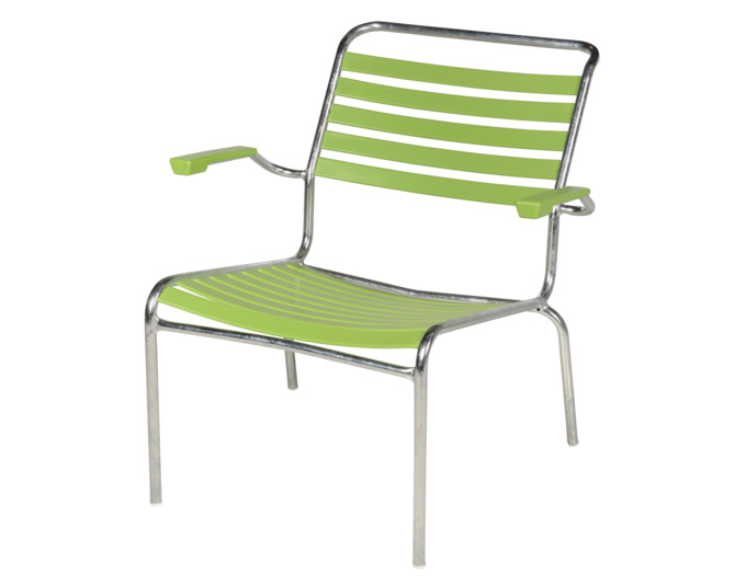 Lounger Säntis mit Armlehne<br> Farbe: hellgrün