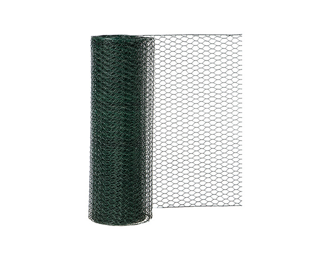 Sechseckgeflecht PVC-grün Grösse: M: 25 / HM:500 mm / L: 5 m 