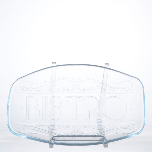 Glasteller "Bistro" 30x18.5cm