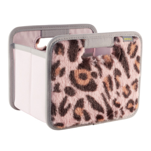 Faltbox Mini Plüsch Leopard