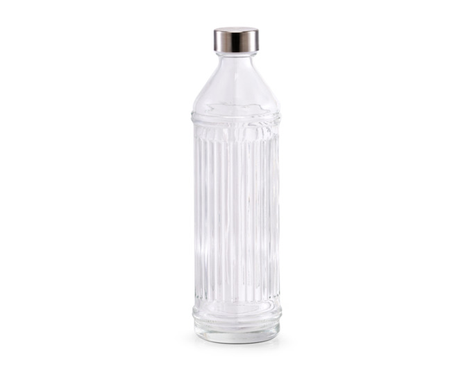 Glasflasche mit Inoxdeckel