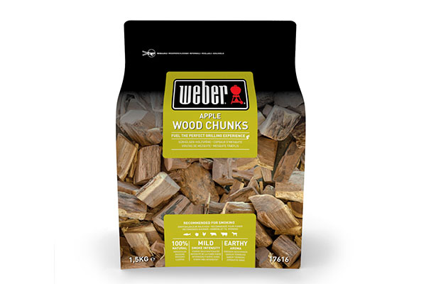 Wood Chunks - fire spice Holzstücke aus Apfelholz - 1,5 kg<br>