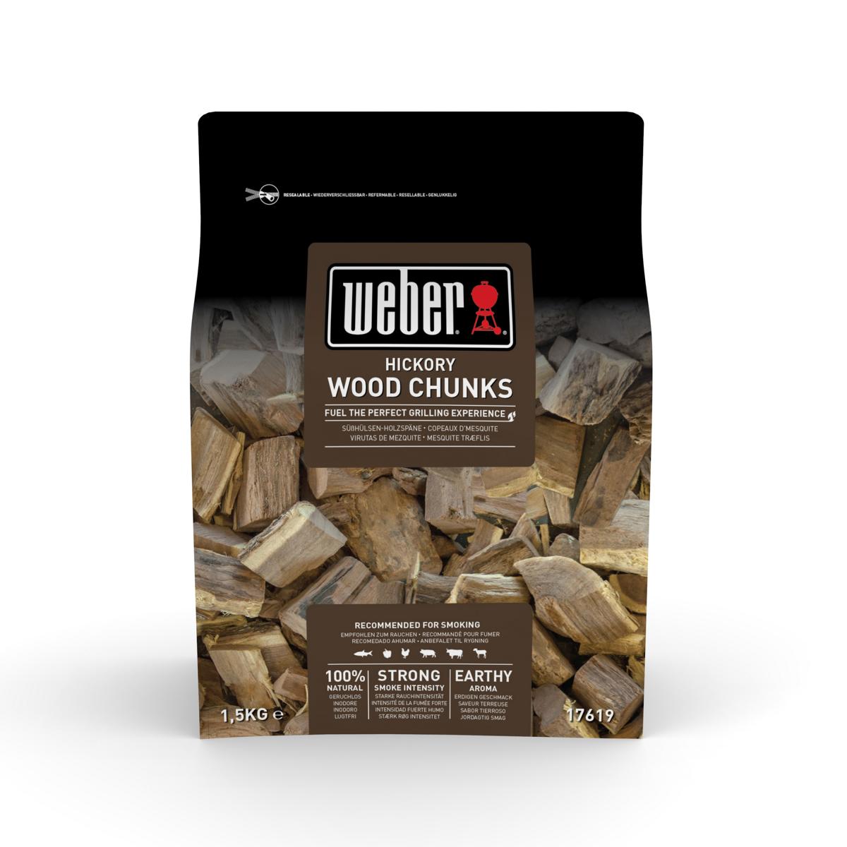 Wood Chunks - Fire spice Holzstücke aus Hickoryholz - 1,5 kg<br>