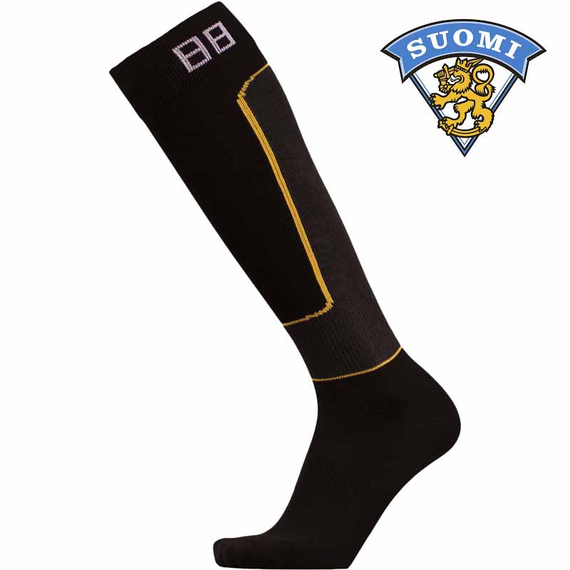 PS Hockey Sock long black Anti-Cut<br>