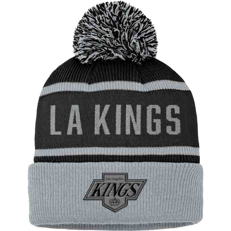 Los Angeles Kings Heritage Cuff Knit Pompom<br>