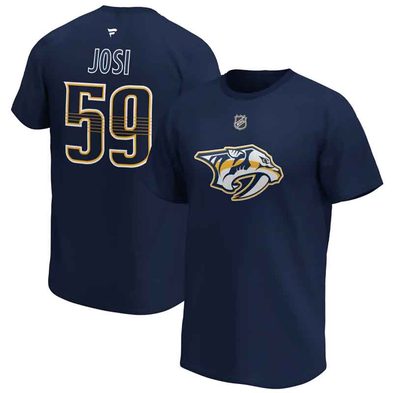 Nashville Predators Josi 59 Tee Navy<br>