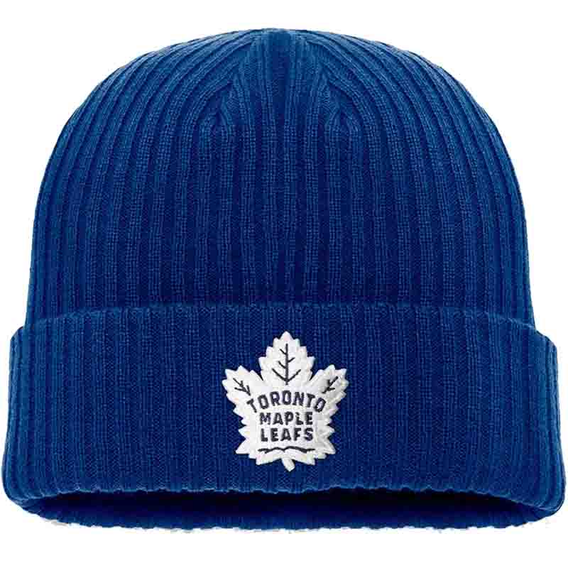 Toronto Maple Leafs Ribbed Core Cuff Knit<br>
