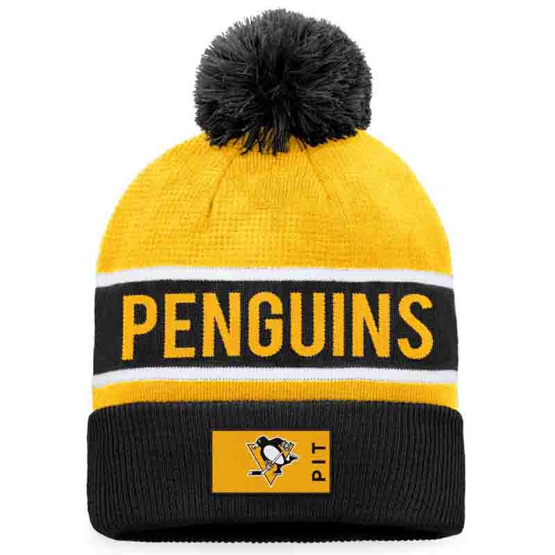 Pittsburgh Penguins 47 ProGame Cuff Knit Pompom<br>