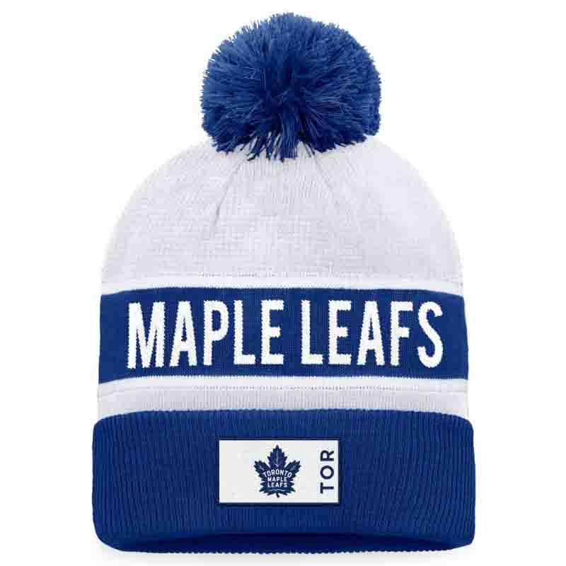 Toronto Maple Leafs ProGame Cuff Knit Pompom<br>