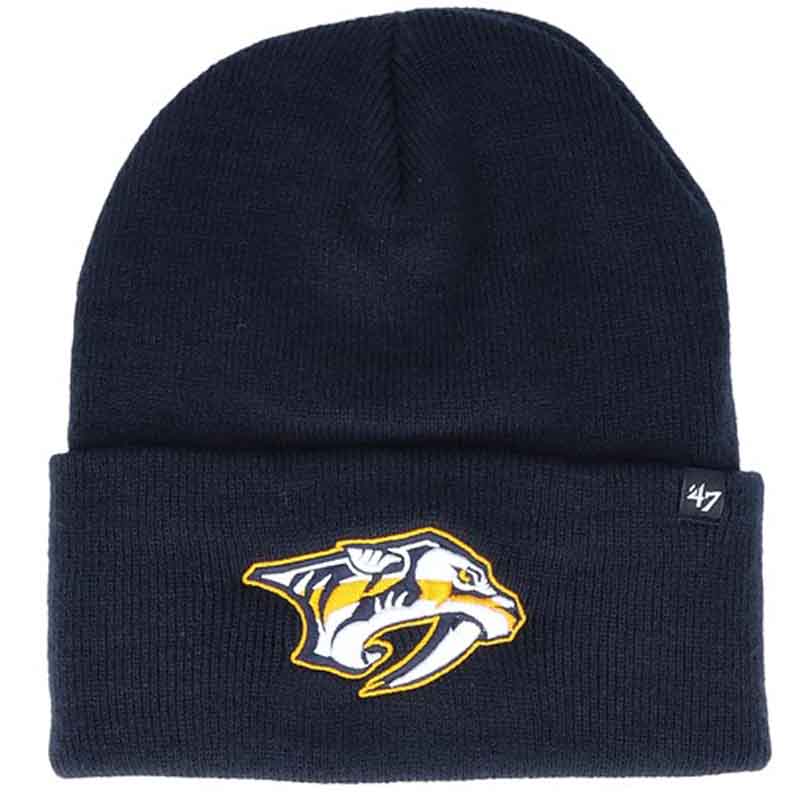 Nashville Predators 47 Haymaker Cuff Knit Beanie<br>