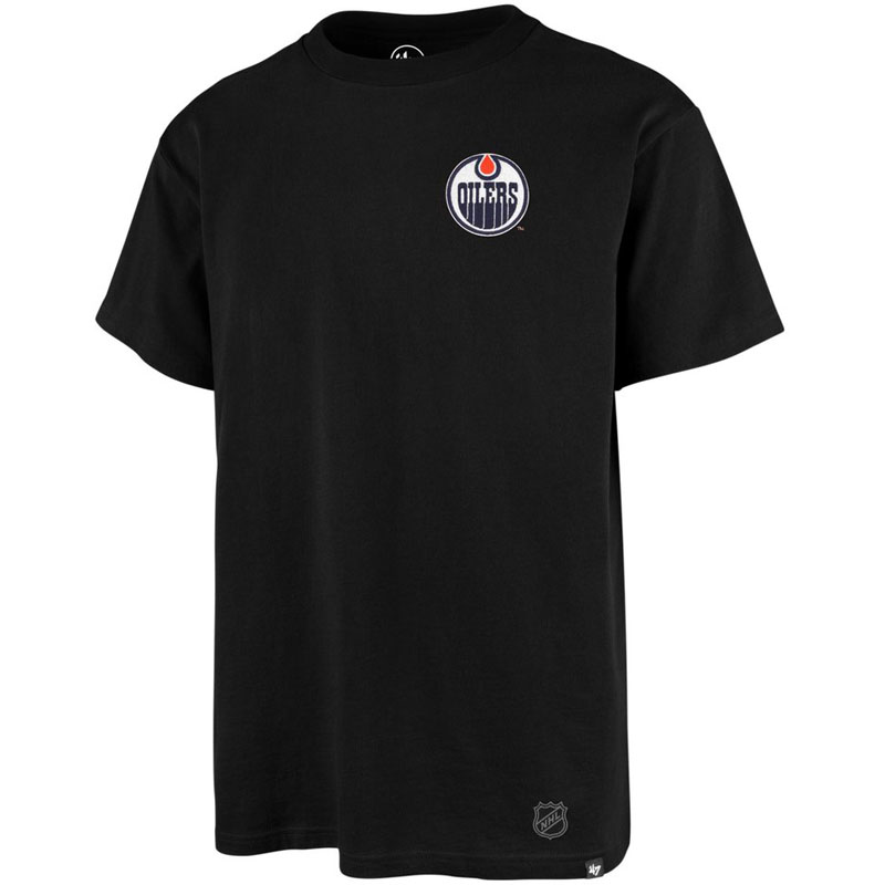 Edmonton Oilers '47 LC Emb Southside Tee Jet Black, XSmall<br>