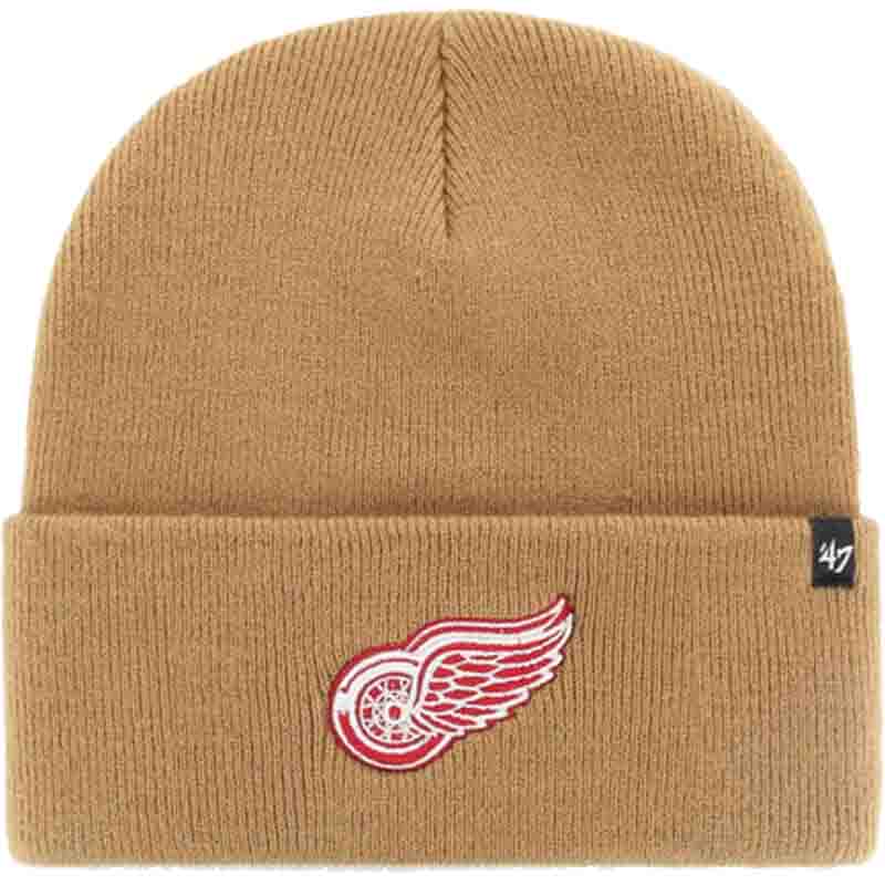 Detroit Red Wings 47 Haymaker Cuff Knit Camel<br>