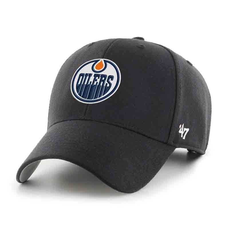Edmonton Oilers 47 MVP Black Collection Cap<br>
