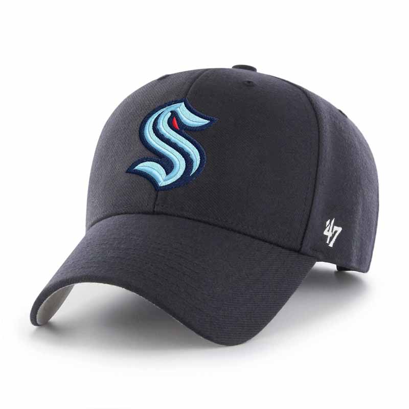Seattle Kraken 47 MVP Navy "Blue Logo" Cap<br>