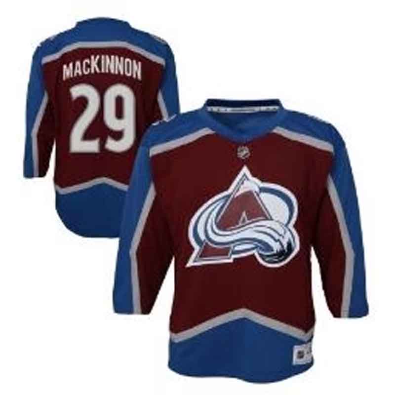 NHL Home Replica Premier Jersey Colorado Avalanches / MacKinnon Kids Large/XLarge<br>