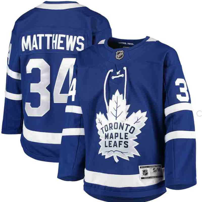 NHL Home Replica Premier Jersey Toronto Maple Leafs / Matthews Kids Large/XLarge<br>