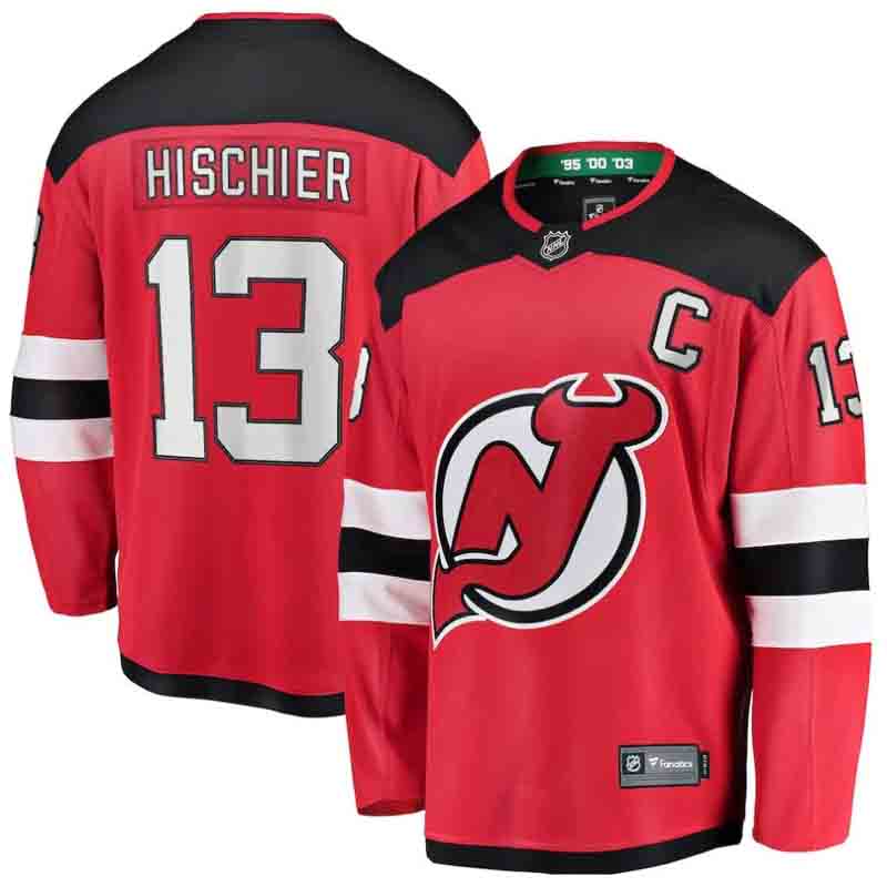 NHL Home Replica Premier Jersey New Jersey Devils / Hischier Kids Large/XLarge<br>