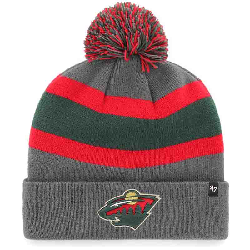 Minnesota Wild 47 Breakaway Cuff Knit Beanie<br>