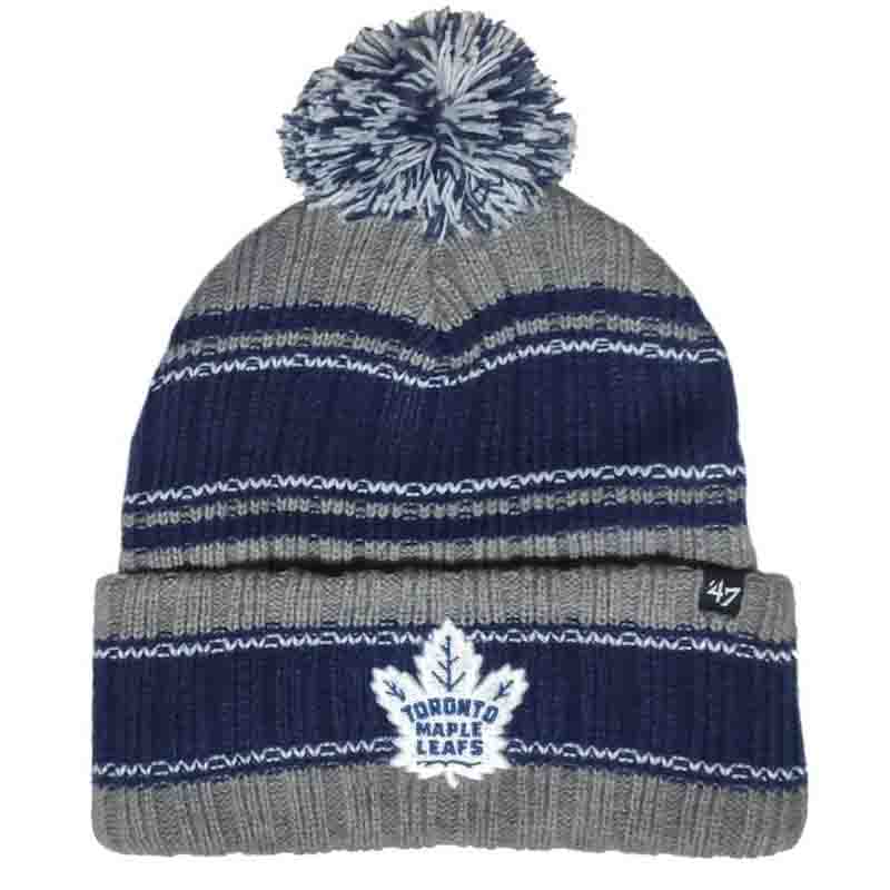 Toronto Maple Leafs 47 Rexford Cuff Knit Pompom<br>