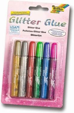 Basteln Glitter Glue