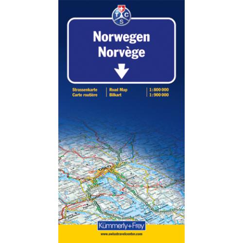 Landkarten Norwegen
