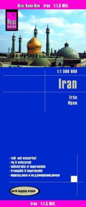 Landkarte Iran, 1 : 1'500'000<br>