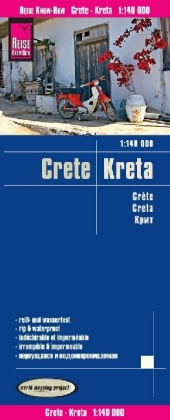 Landkarte Kreta, Reise Know How, 1 : 140'000<br>