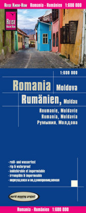 Reise Know-How Landkarte Rumänien, Moldau, 1 : 600'000<br>