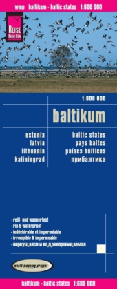 Reise Know-How Landkarte Baltikum 1 : 600'000<br>