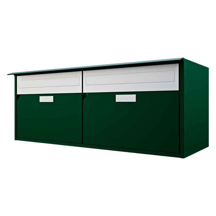 Briefkasten Alu 400 / 2er<br>
