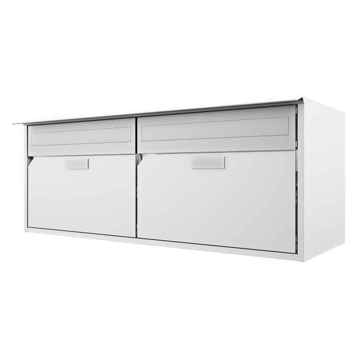 Briefkasten Alu 400 / 2er<br>