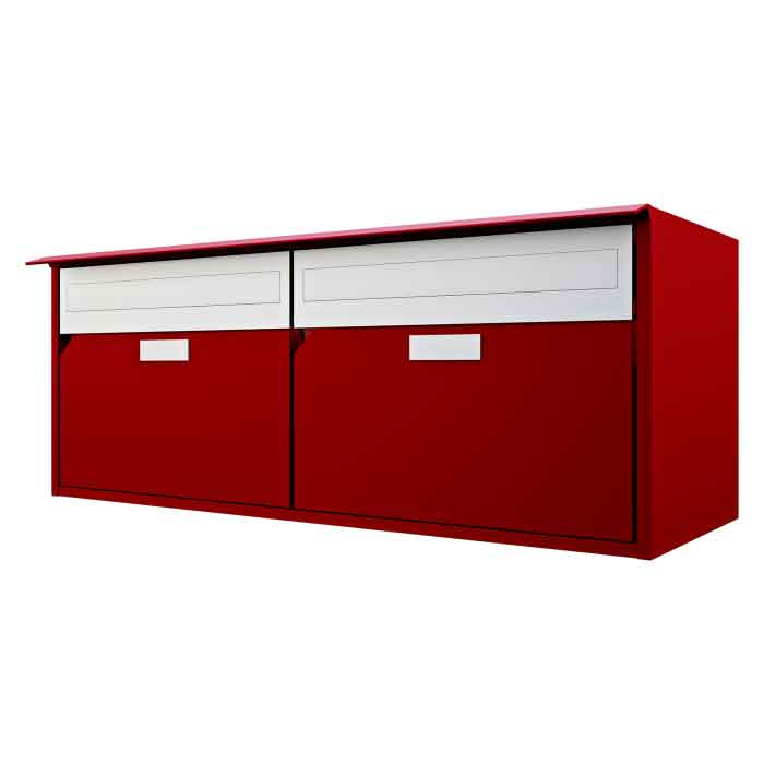 Briefkasten Alu 400 / 2er<br>