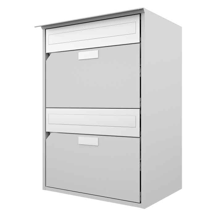Briefkasten Alu 400 / 2er<br>
