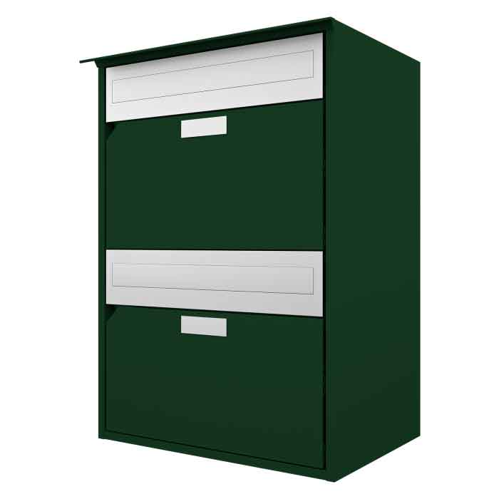Briefkasten Alu 400 / 2er<br>