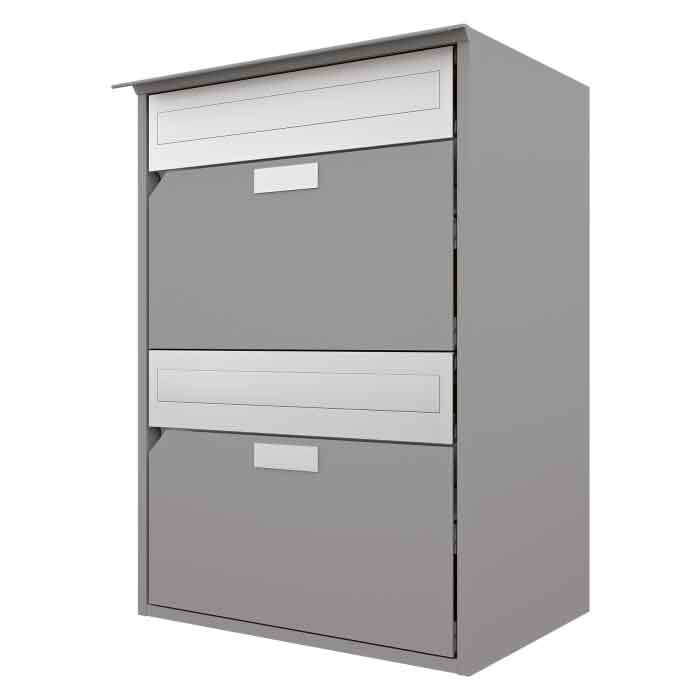 Briefkasten Alu 400 / 2er<br>
