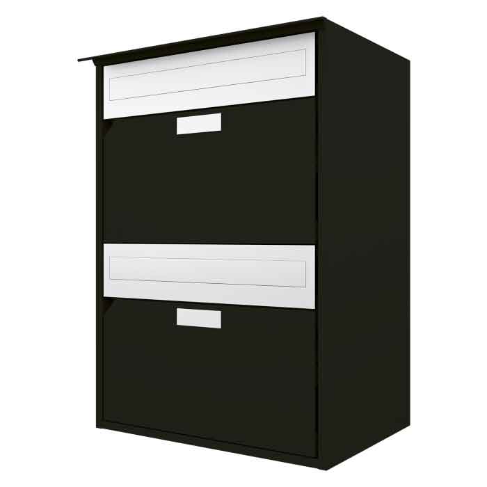Briefkasten Alu 400 / 2er<br>