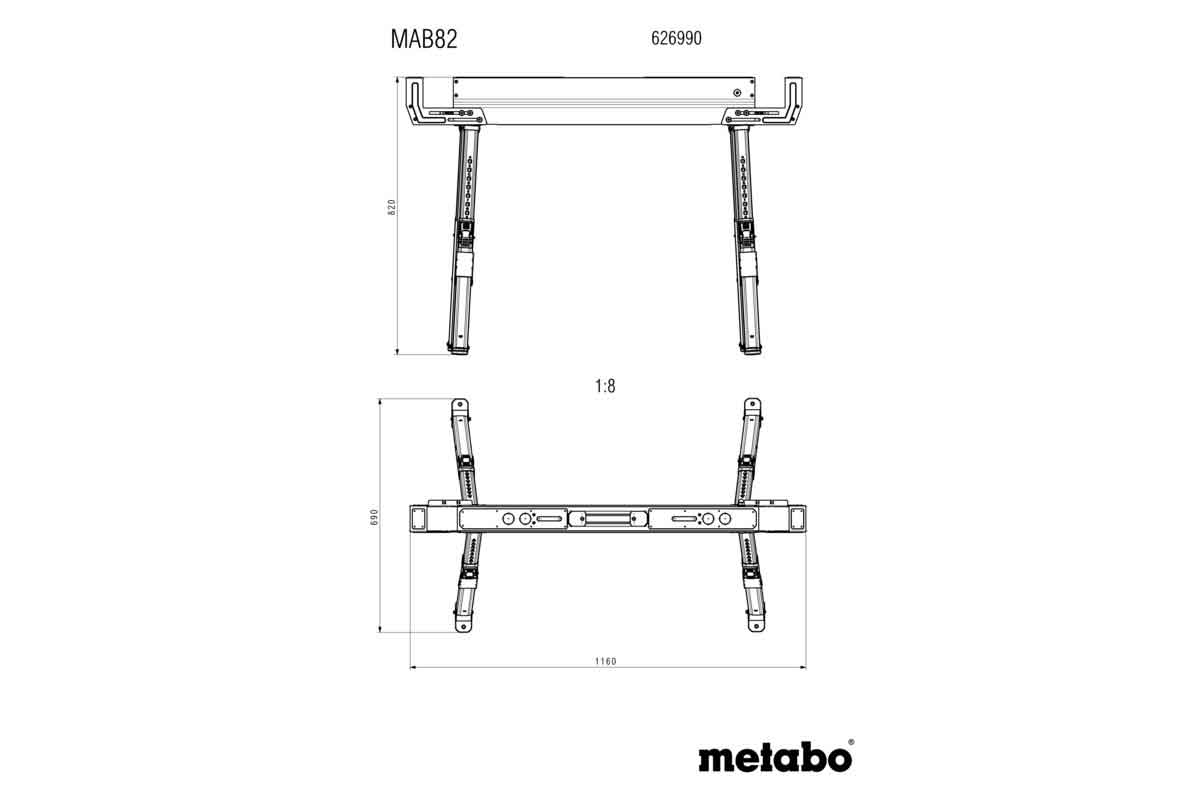 ARBEITSBOCK-SET MAB 82<br>