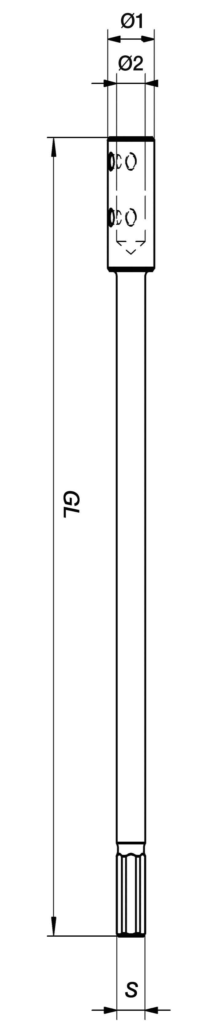 Verlängerung für Bohrer 0084 + 0089 +0089S<br>