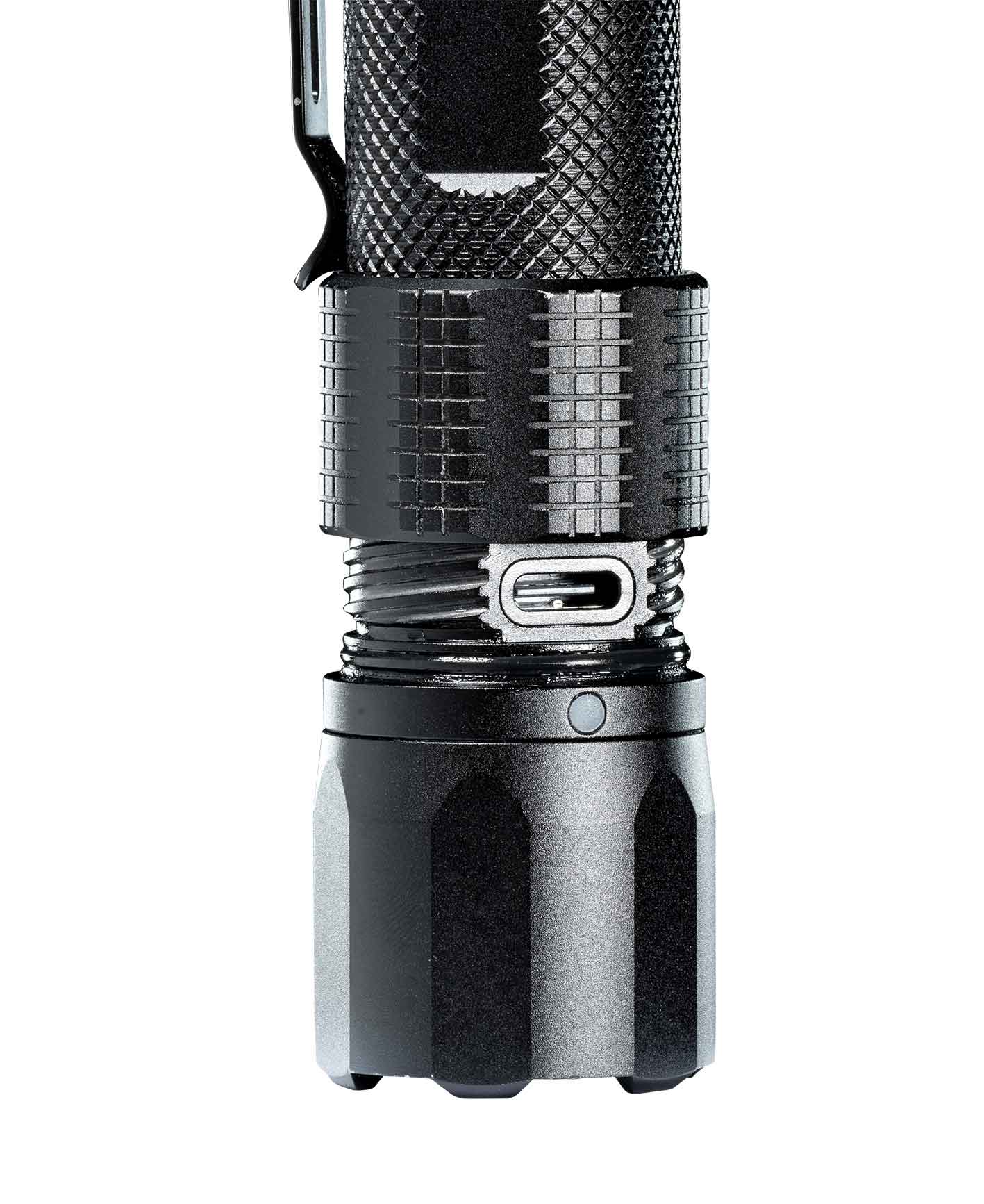 fortec tactical® Akku LED-Taschenlampe 1200 lm<br>