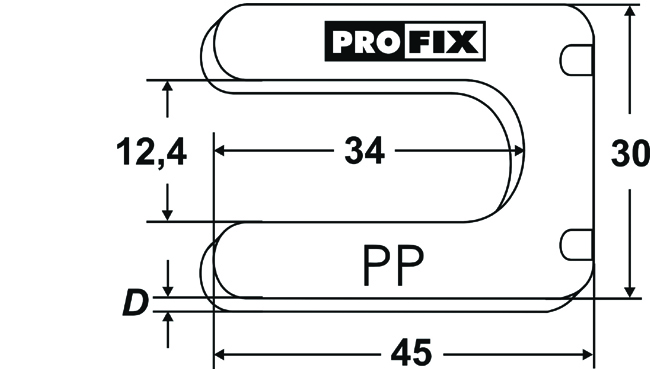 Grosspack Distanzpl.10 x 45x30 ** bestehend aus:<br>