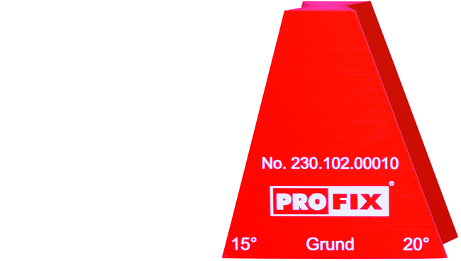 Bohr- und Einschraubhilfe PROFIX 15° und 20°