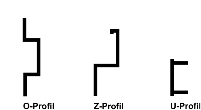 Aluprofile roh zu System TOPROC®-FAR