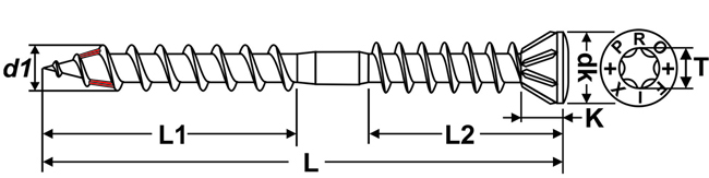 PRO-CUT-UNX Dielensch. 3,5x 60 Edelstahl 1.4567, 2 Gewind.T10<br>