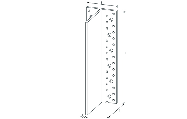 Balkenträger Typ A 200x109,4x6 Aluminium ohne Bohrungen<br>