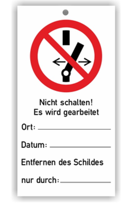 Warnschild