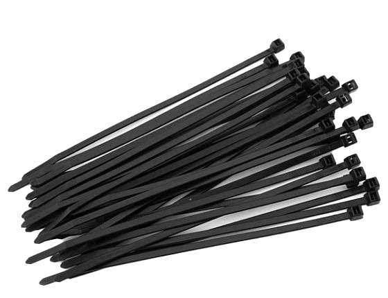 Kabelbinder schwarz 2,5 x 203 mm