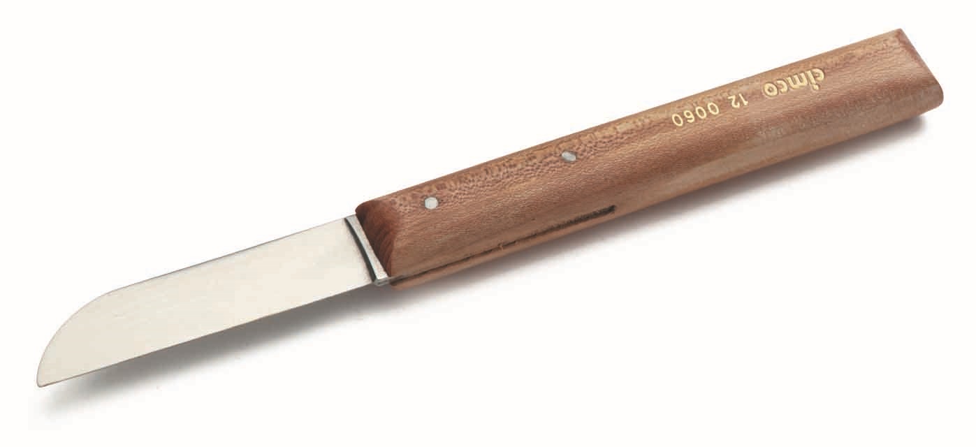 Couteau pour câbles Cimco dans un manche en bois