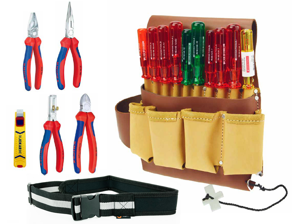 Sacoche à outils pour électricien - Mitech AG Elektrotechnik